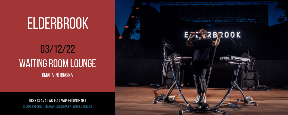 Elderbrook at Waiting Room Lounge tickets Elderbrook at Waiting Room Lounge