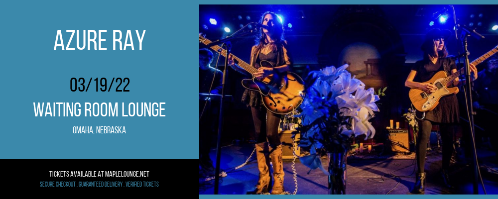 Azure Ray at Waiting Room Lounge tickets Azure Ray at Waiting Room Lounge
