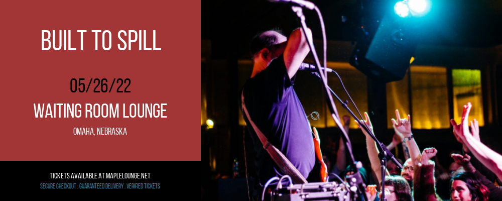 Built To Spill at Waiting Room Lounge tickets Built To Spill at Waiting Room Lounge
