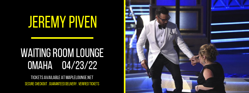 Jeremy Piven at Waiting Room Lounge tickets Jeremy Piven at Waiting Room Lounge