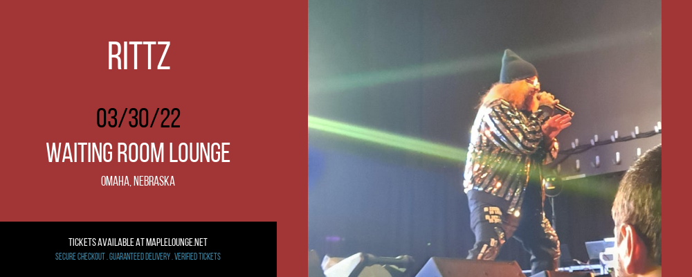 Rittz at Waiting Room Lounge tickets Rittz at Waiting Room Lounge