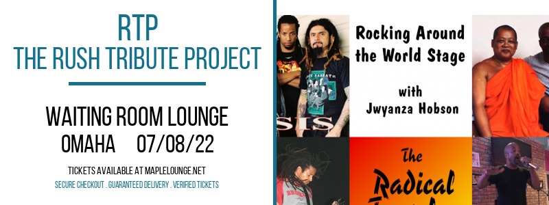 RTP - The Rush Tribute Project at Waiting Room Lounge tickets RTP - The Rush Tribute Project at Waiting Room Lounge