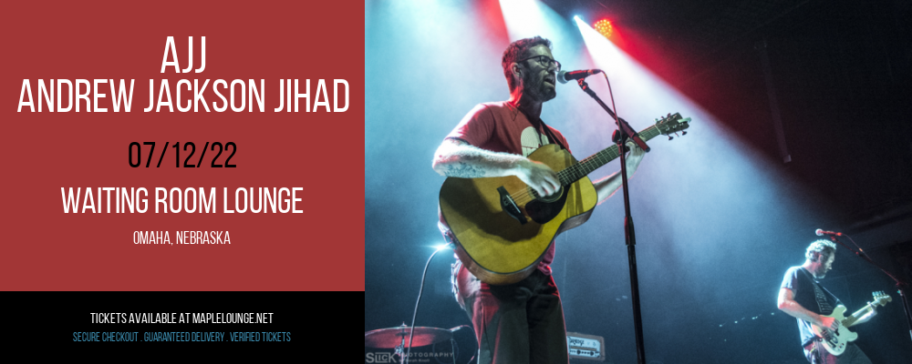 AJJ - Andrew Jackson Jihad at Waiting Room Lounge tickets AJJ - Andrew Jackson Jihad at Waiting Room Lounge