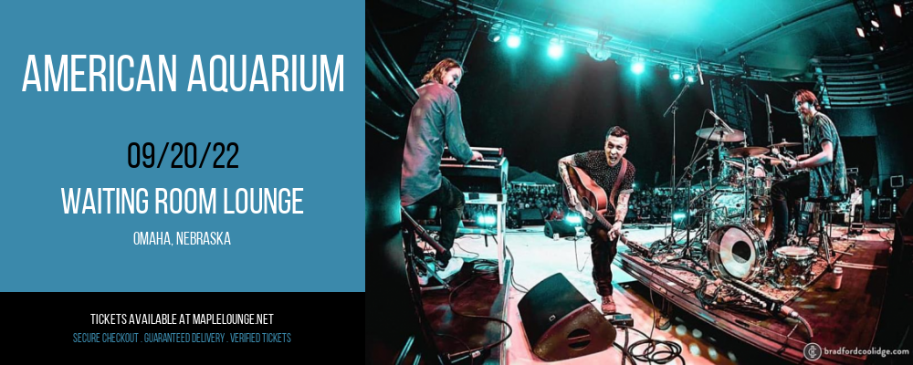 American Aquarium at Waiting Room Lounge tickets American Aquarium at Waiting Room Lounge