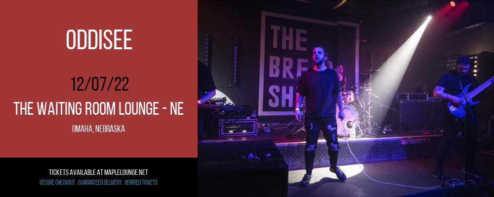 Oddisee at Waiting Room Lounge tickets Oddisee at Waiting Room Lounge