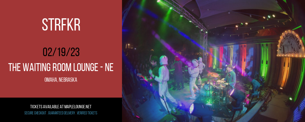 STRFKR at Waiting Room Lounge tickets STRFKR at Waiting Room Lounge