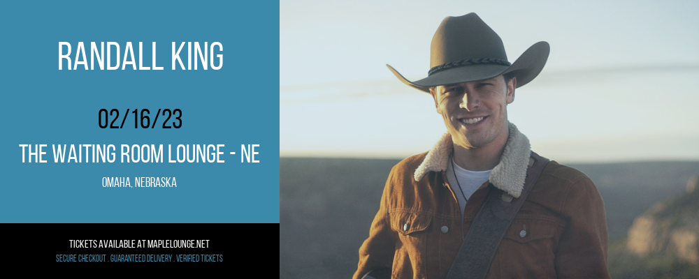 Randall King at Waiting Room Lounge tickets Randall King at Waiting Room Lounge