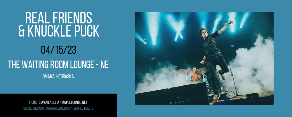 Real Friends & Knuckle Puck at Waiting Room Lounge tickets Real Friends & Knuckle Puck at Waiting Room Lounge