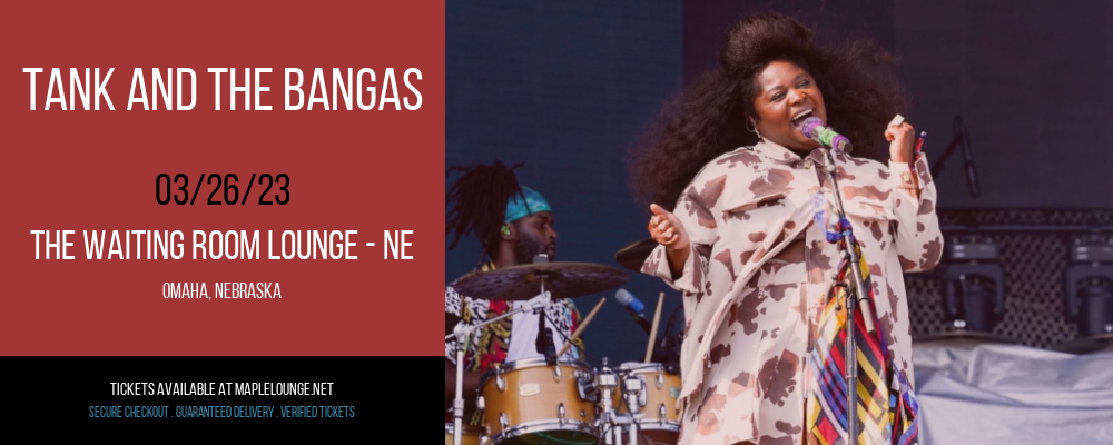 Tank and The Bangas at Waiting Room Lounge tickets Tank and The Bangas at Waiting Room Lounge