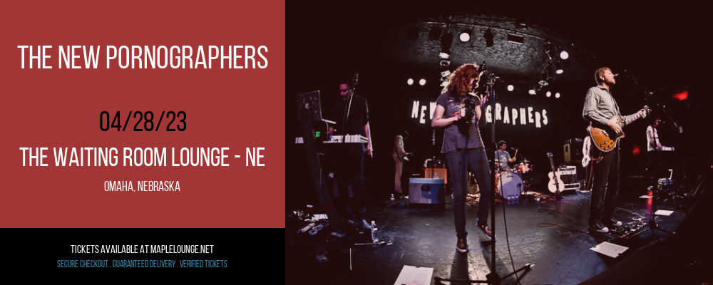 The New Pornographers at Waiting Room Lounge tickets The New Pornographers at Waiting Room Lounge