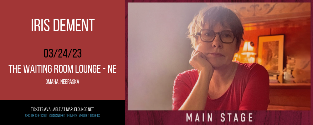 Iris Dement at Waiting Room Lounge tickets Iris Dement at Waiting Room Lounge