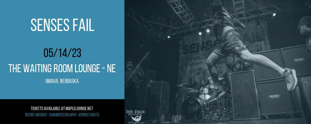 Senses Fail at Waiting Room Lounge tickets Senses Fail at Waiting Room Lounge