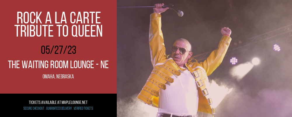 Rock A La Carte - Tribute to Queen at Waiting Room Lounge tickets Rock A La Carte - Tribute to Queen at Waiting Room Lounge