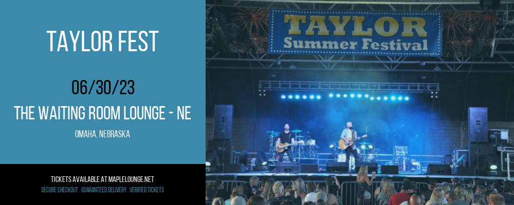 Taylor Fest at Waiting Room Lounge tickets Taylor Fest at Waiting Room Lounge