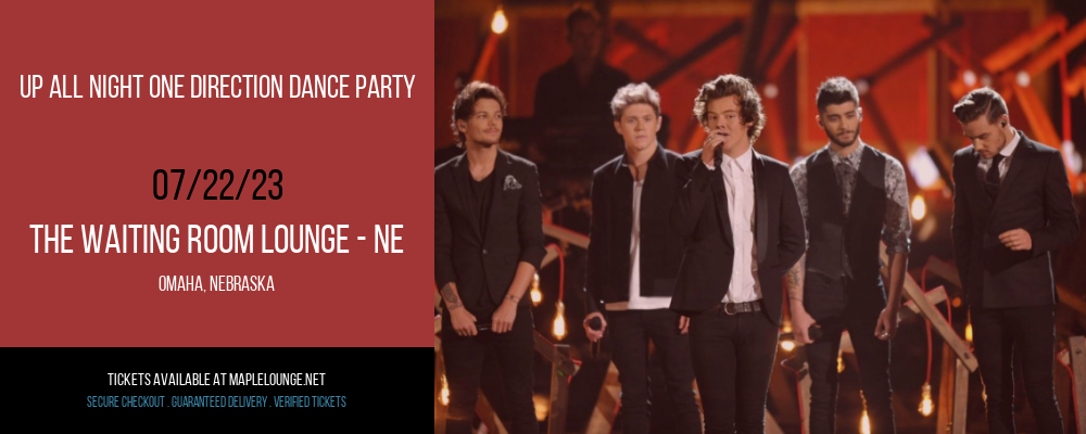 Up All Night One Direction Dance Party at Waiting Room Lounge tickets Up All Night One Direction Dance Party at Waiting Room Lounge