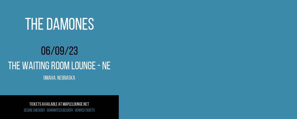 The Damones at Waiting Room Lounge tickets The Damones at Waiting Room Lounge
