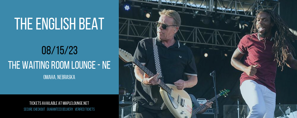 The English Beat at Waiting Room Lounge tickets The English Beat at Waiting Room Lounge