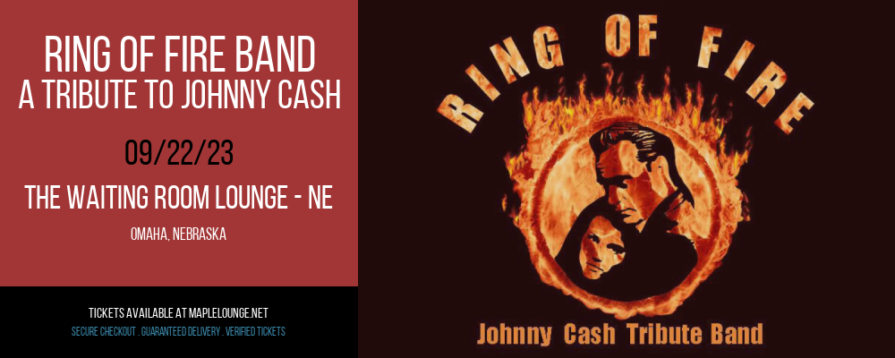 Ring of Fire Band - A Tribute To Johnny Cash at Waiting Room Lounge tickets Ring of Fire Band - A Tribute To Johnny Cash at Waiting Room Lounge