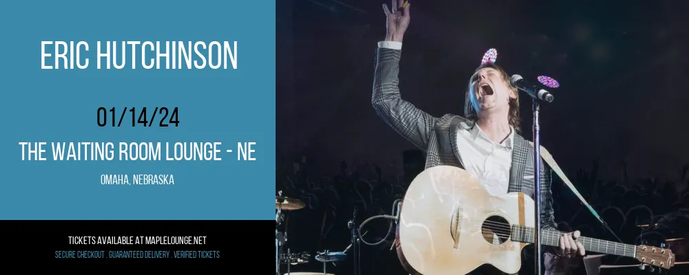 Eric Hutchinson at The Waiting Room Lounge - NE
