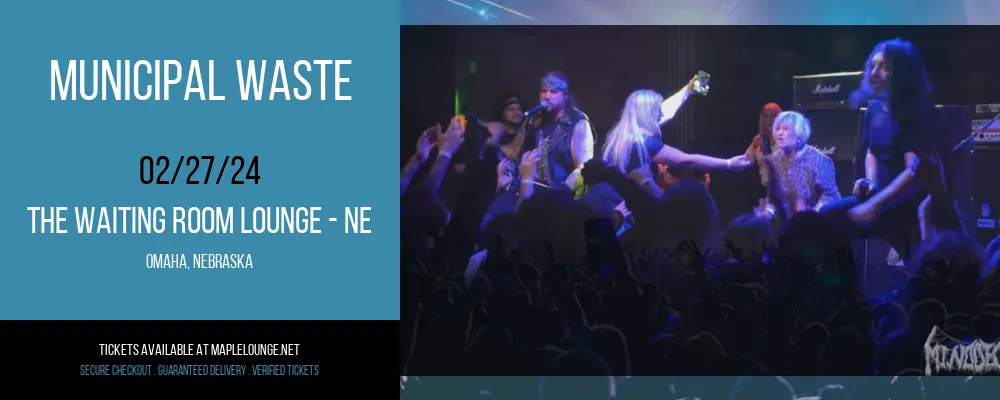 Municipal Waste at The Waiting Room Lounge - NE